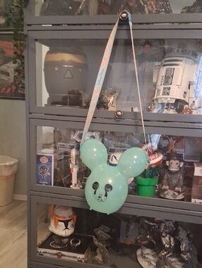 Disney  Parks Carrying Balloon Bag With Strap Light Blue